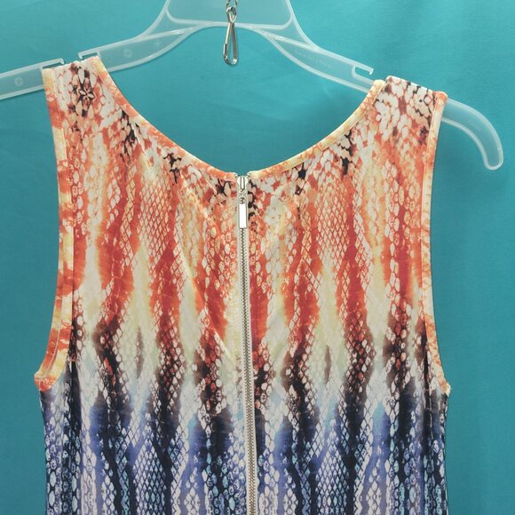 Tart Collections XS Womens Sleeveless Snakeskin Print Dress With Back Zip Closur - Picture 6 of 7